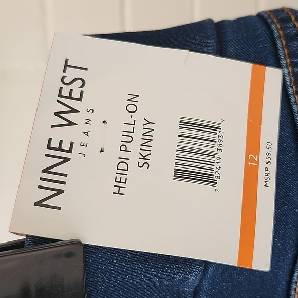 Nine West Heidi Pull On Skinny Jeans, 12 - Picture 6 of 10